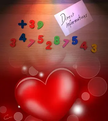 a heart next to a table with numbers and a note at Agordo Col di Foglia in Agordo