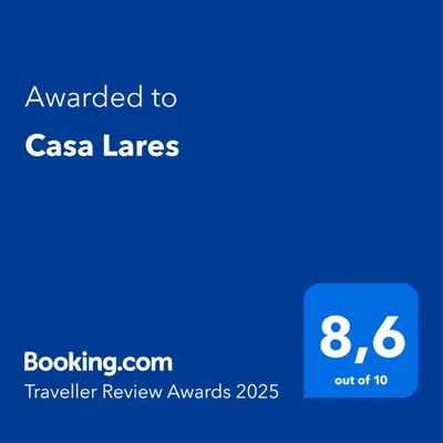 a screenshot of a cell phone with the text awarded to csa leases at Casa Lares in Falcade