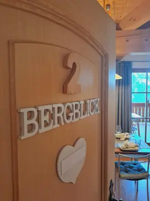 a door with the number one berkeley written on it at Unterkirnhof in Schenna