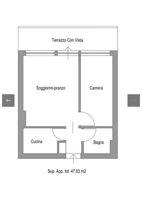 a schematic diagram of the experimental apparatus at Appartamento Al Laghetto in San Martino di Castrozza
