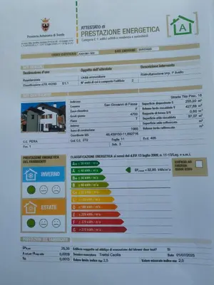 a computer screen with a visa number on it at appartamento PANORAMA in Pozza di Fassa