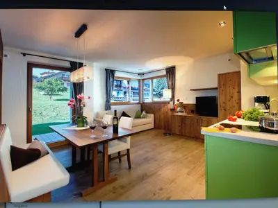 a bathroom with a shower and a sink and a toilet at Apartments Cornelia in Castelrotto