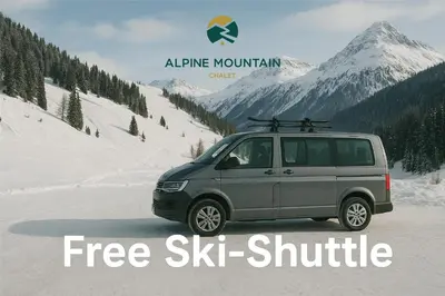 a grey suv parked on a snow covered mountain at Alpine Mountain Chalet in San Vigilio Di Marebbe