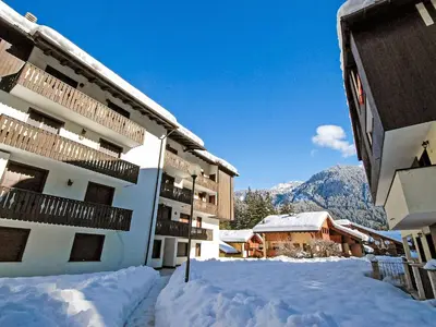 a building with balconies on the side of it at Apartment Apt 18 by Interhome in Campitello di Fassa