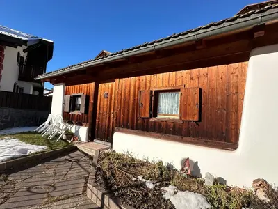 a building with a window on the side of it at Scurcia in Ortisei