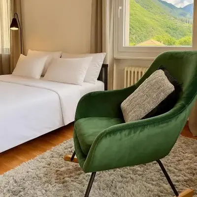 VILLAREJA - Panorama Penthouse Suite mit Blick auf die Dolomiten