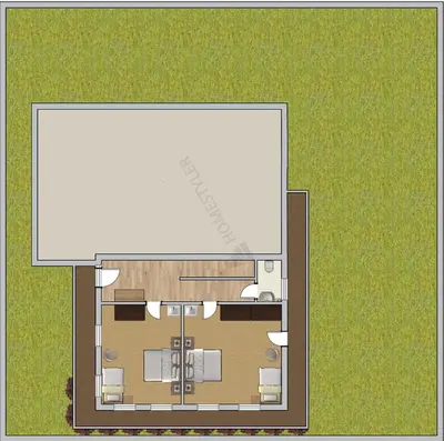 an image of a floor plan of a house at Landhaus Schneider in Vallarga