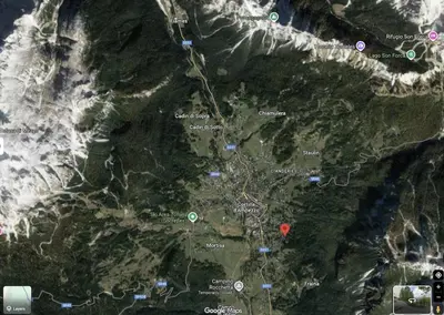 a map of ayreptinptinptinptinptinptinptinptinptinptinptin at Cortina Olympics cosy apartment in Cortina dʼAmpezzo
