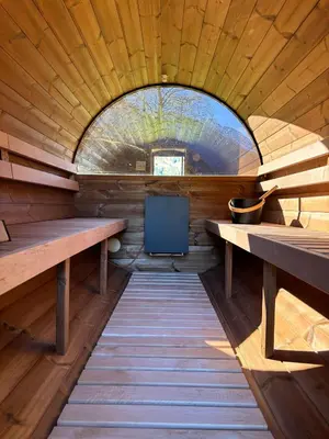 a bathroom with a sink and a mirror at Hanselerhof in Val di Mezzo