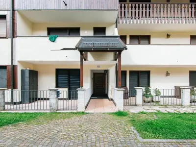a house with a solar panel on the front of it at Apartment Des Alpes-19 by Interhome in Campitello di Fassa