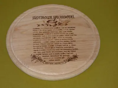 a wooden cutting board with a poem on it at Apartment Bergblick by Interhome in Castelvecchio