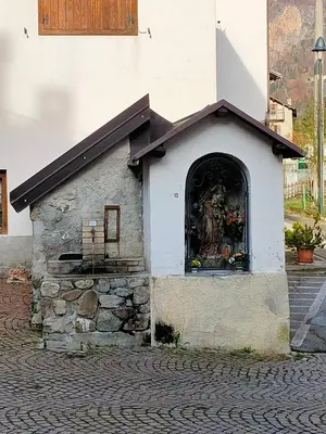 a church with aificantificantificantificantificantificantificantificantificantificant at appartamento Casa Lucia in Cencenighe