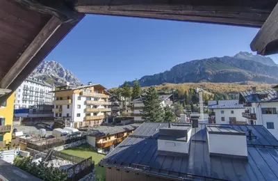 a view from the roof of a building at Un angolo di comfort nel pieno centro di Cortina in Cortina dʼAmpezzo