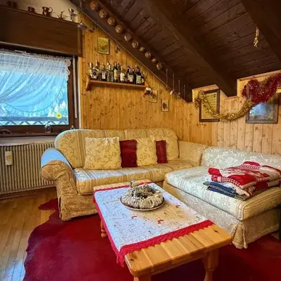 Red Alpine Olympic Apartment near Cortina