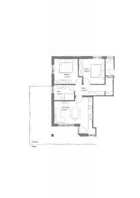 a house with a viewfourth floor plan at Nature Apartments Stifter in Villabassa
