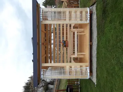 an overhead view of a building under construction at Apartment Haus Adler by Interhome in Maranza