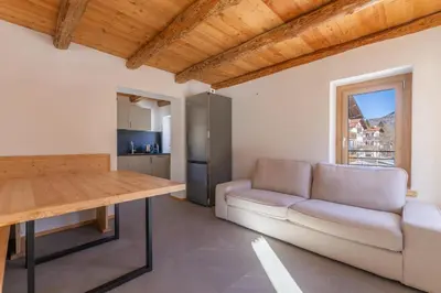 a bathroom with a shower and a toilet and a sink at Casa Vallazza - Val di Zoldo - Dolomites in Forno di Zoldo