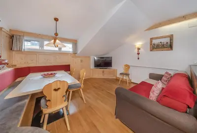 a living room with a couch and a table at Gabriel in Ortisei