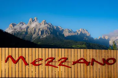 a wooden fence with the word marmite written on it at Casa Vanna in Mezzano