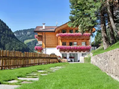 a bathroom with a sink and a shower at Apartment Albert in Santa Cristina in Val Gardena