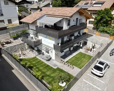 an aerial view of a house at Apartment Zielspitz in Parcines