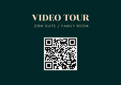 a vector illustration of a video fourzim suite family room at Boutique Hotel Pradell in Ortisei