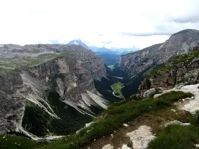 a view from the top of a mountain at Lüch da Spescia in La Valle