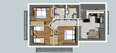 a drawing of a floor plan of a house at Fiemme Home Mountain Apartment in Tesero