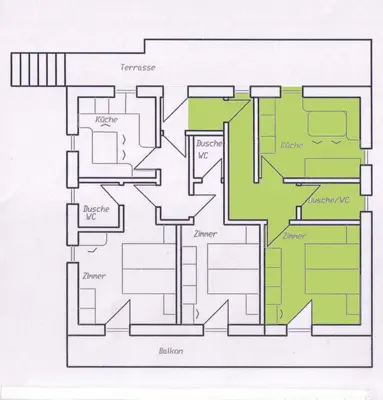 a floor plan of a house at Planatscherhof in Barbiano