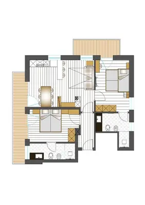 a floor plan of a house at Balgnerhof in Laion