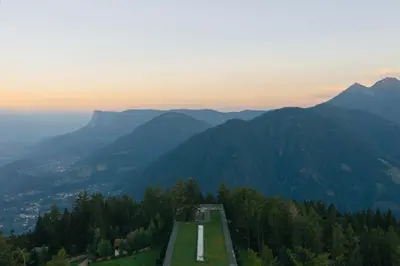 a road on top of a mountain with mountains at Vigilius Mountain Resort in Lana