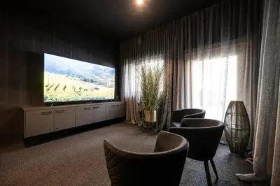 a cup of noodles is sitting on a shelf at Alpstay - Smart Hotel Saslong in Santa Cristina in Val Gardena