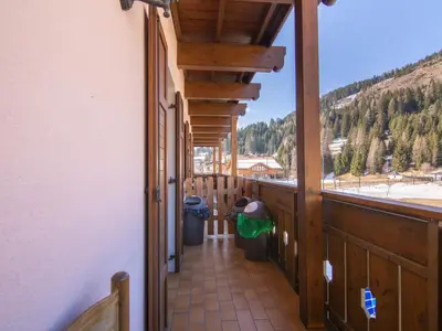 a large building on the side of a street at Apartment Garni Eden by Interhome in Soraga