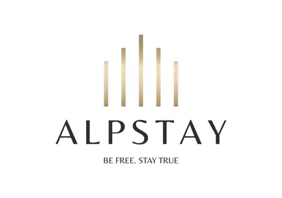 a logo for a stay true firm at Alpstay - Chalet Hotel Hartmann - Adults Only in Ortisei