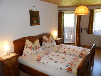 a bedroom with two twin beds with pillows at Maurerhof Telves in Racines