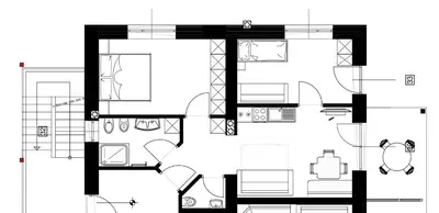 a floor plan of a house with at Frühaufhof in Barbiano