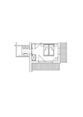 a floor plan of a house at Declara B&B and apartaments in Colfosco