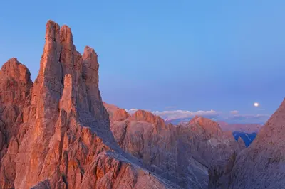 a view of the needles of a mountain at Cesa Edelweiss Living & Spa in Campitello di Fassa