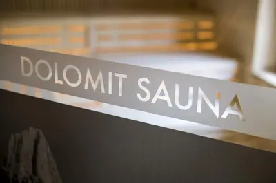 a sign with the word donation samma on it at Garberhof Dolomit Family in Rasùn di Sotto