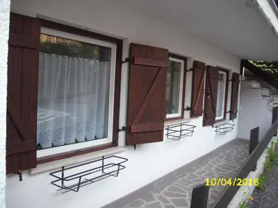 a row of windows on the side of a house at Apartment 18 Federico Bandi Cavalese in Cavalese