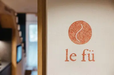 a close up of a sign on a door at Alpine Chalet Sauter in San Vigilio Di Marebbe
