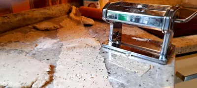 a close up of a sewing machine on a counter at HomeSuiteHome in Merano
