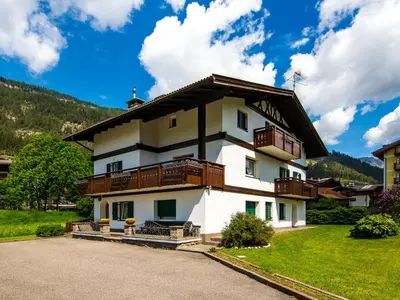 a balcony with a view of a mountain at Apartment Cincelli - Catinaccio by Interhome in Pozza di Fassa