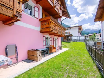 a sign at the top of a snow covered mountain at Apartment Brunel-1 by Interhome in Pozza di Fassa
