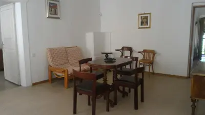 a dining room with a table and chairs at Da Francesca in Fiera di Primiero