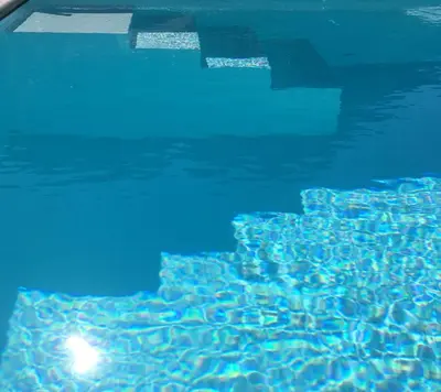 a close up of a pool of water at Mairhof in Missiano