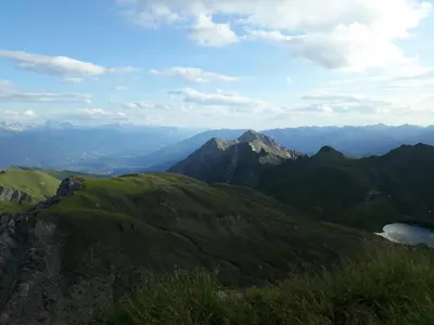 a view from the top of a mountain at Felderhof in Maranza