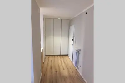 a bathroom with a toilet and a sink at Apartment Mathilda in Bolzano
