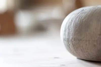 a close up of a wooden object on a table at Avista Apartments Sky in Merano