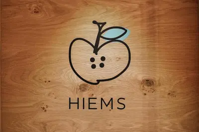 a wooden sign with the word hems on it at Höllerhof Brixen in Albes
